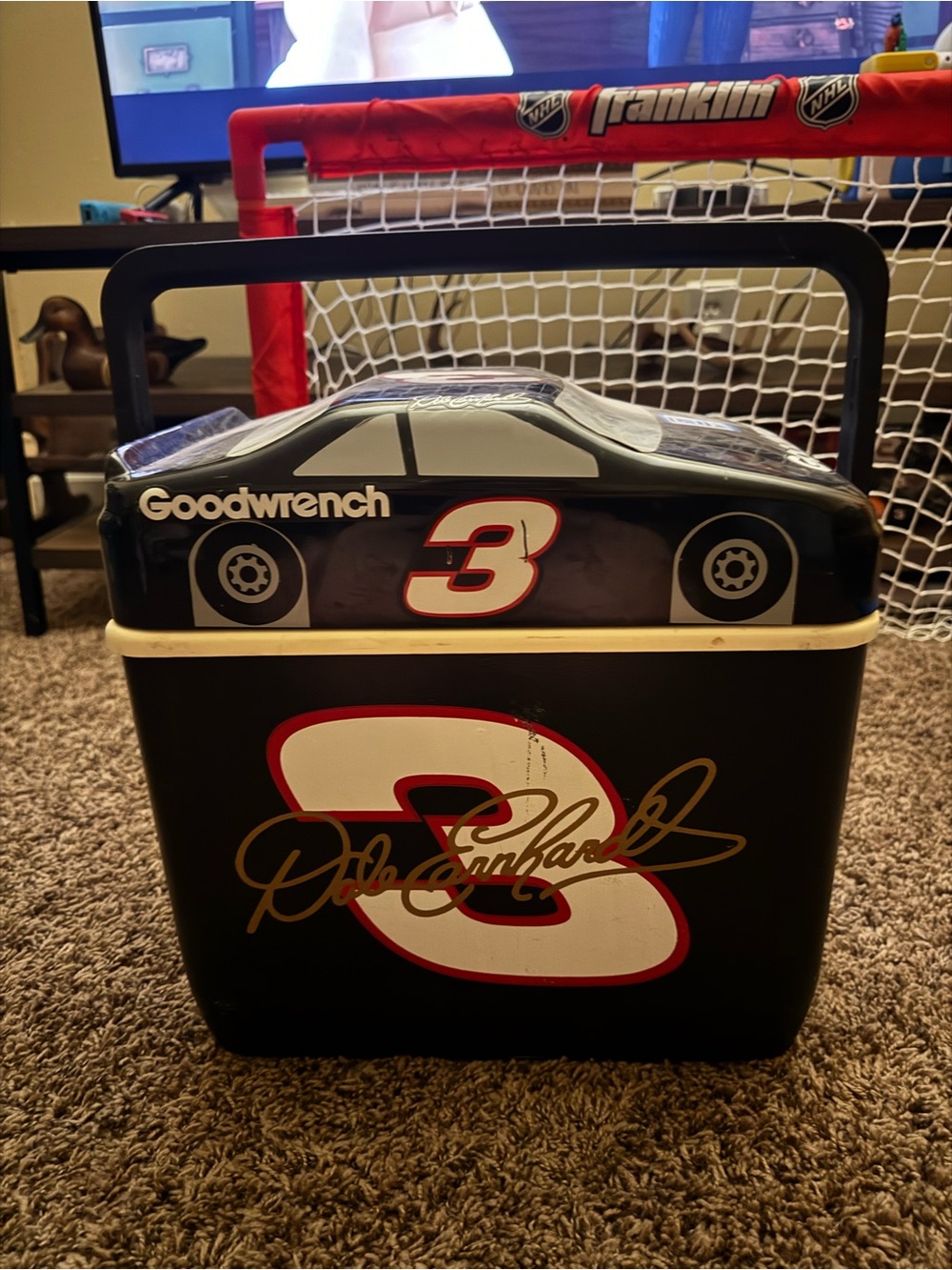 Dale Earnhardt #3 Goodwrench Black Metal Cooler Lunchbox - Picture 4 of 4